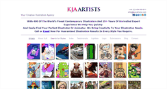 Desktop Screenshot of kja-illustrators.com